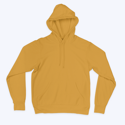 Plain Mustard Yellow Unisex Hoodie