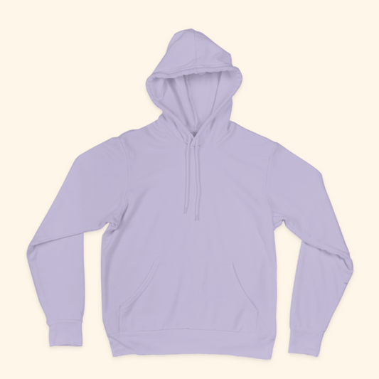 Plain Lavender Unisex Hoodie