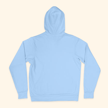 Plain Baby Blue Unisex Hoodie