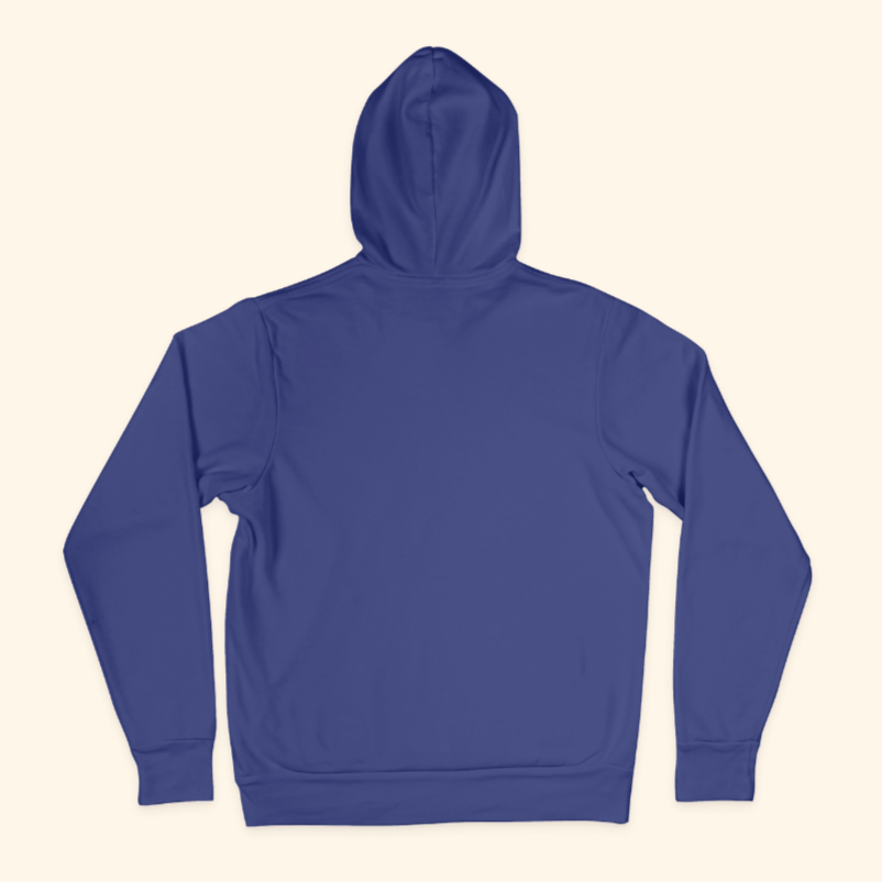 Plain Royal Blue Unisex Hoodie