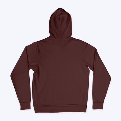 Plain Maroon Unisex Hoodie