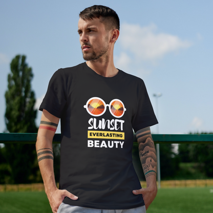 Sunset Everlasting Beauty Half Sleeves T-Shirt