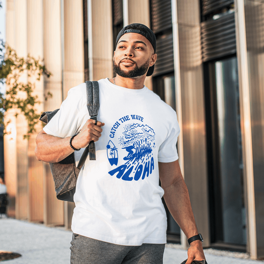 Aloha - Catch The Wave Half Sleeves T-Shirt