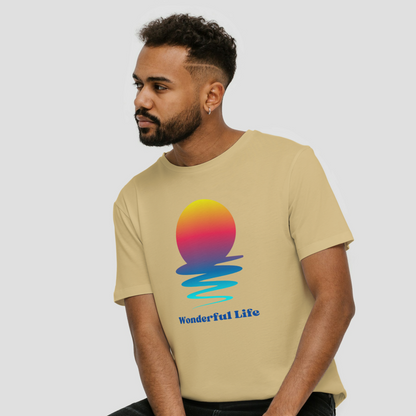 Wonderful Life Half Sleeves T-Shirt