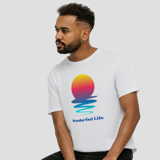 Wonderful Life Half Sleeves T-Shirt