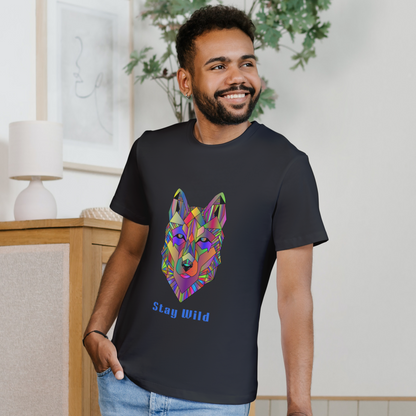 Stay Wild Half Sleeves T-Shirt