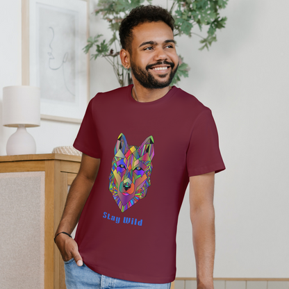 Stay Wild Half Sleeves T-Shirt