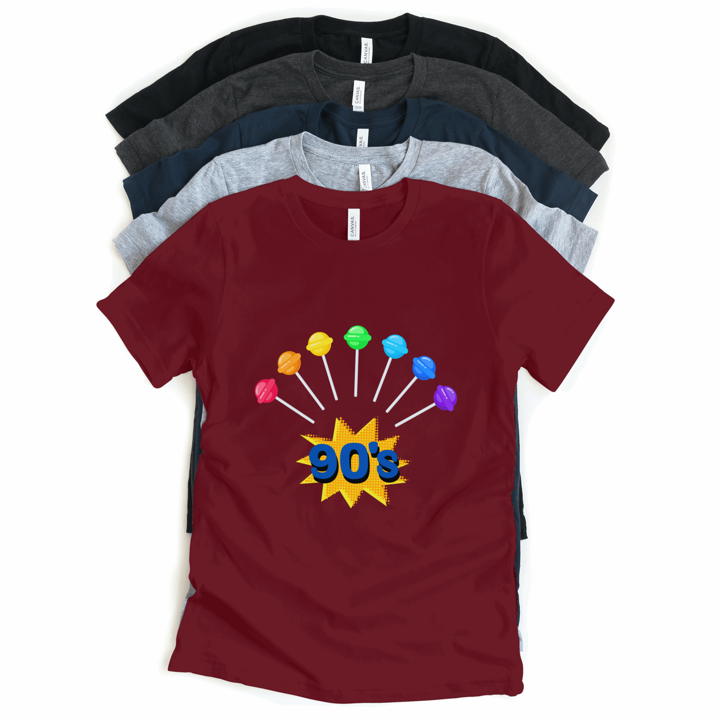 90s Lollipop Half Sleeves T-Shirt