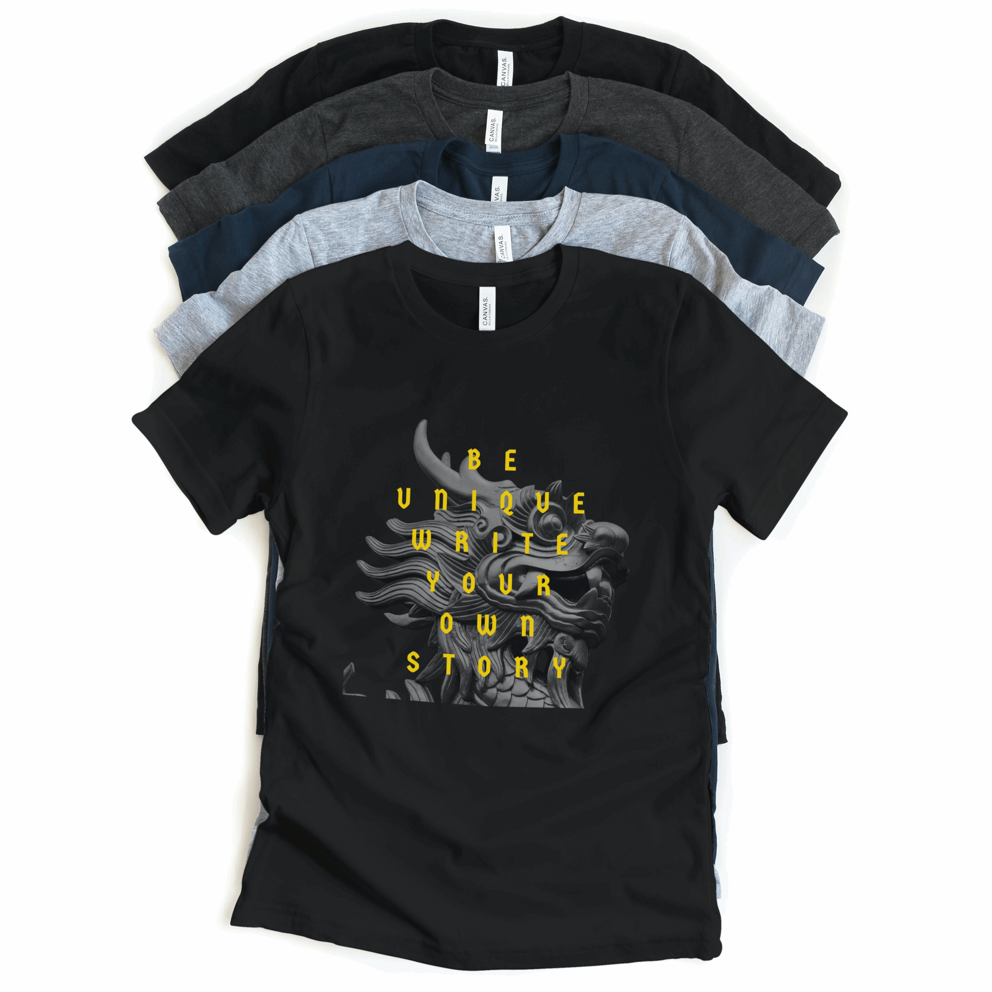 Be Unique Write Your Own Story Half Sleeves T-Shirt – HipnHoney Store