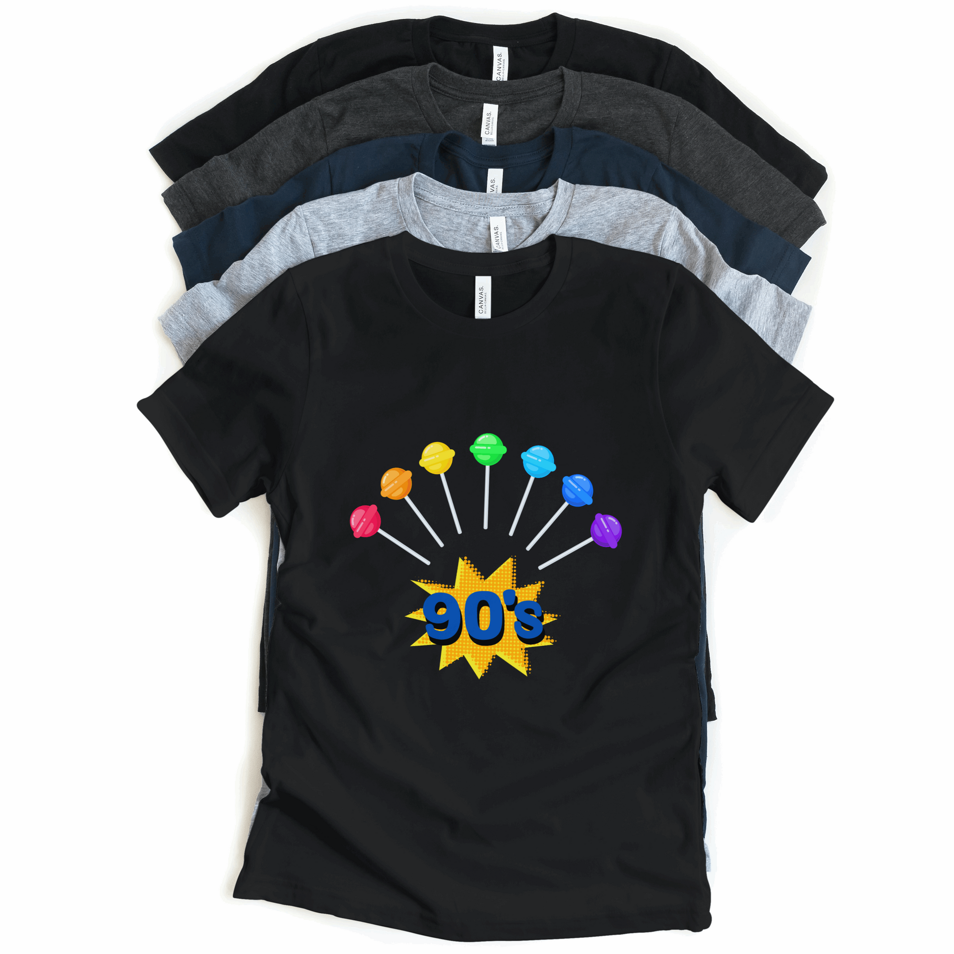 90s Lollipop Half Sleeves T-Shirt