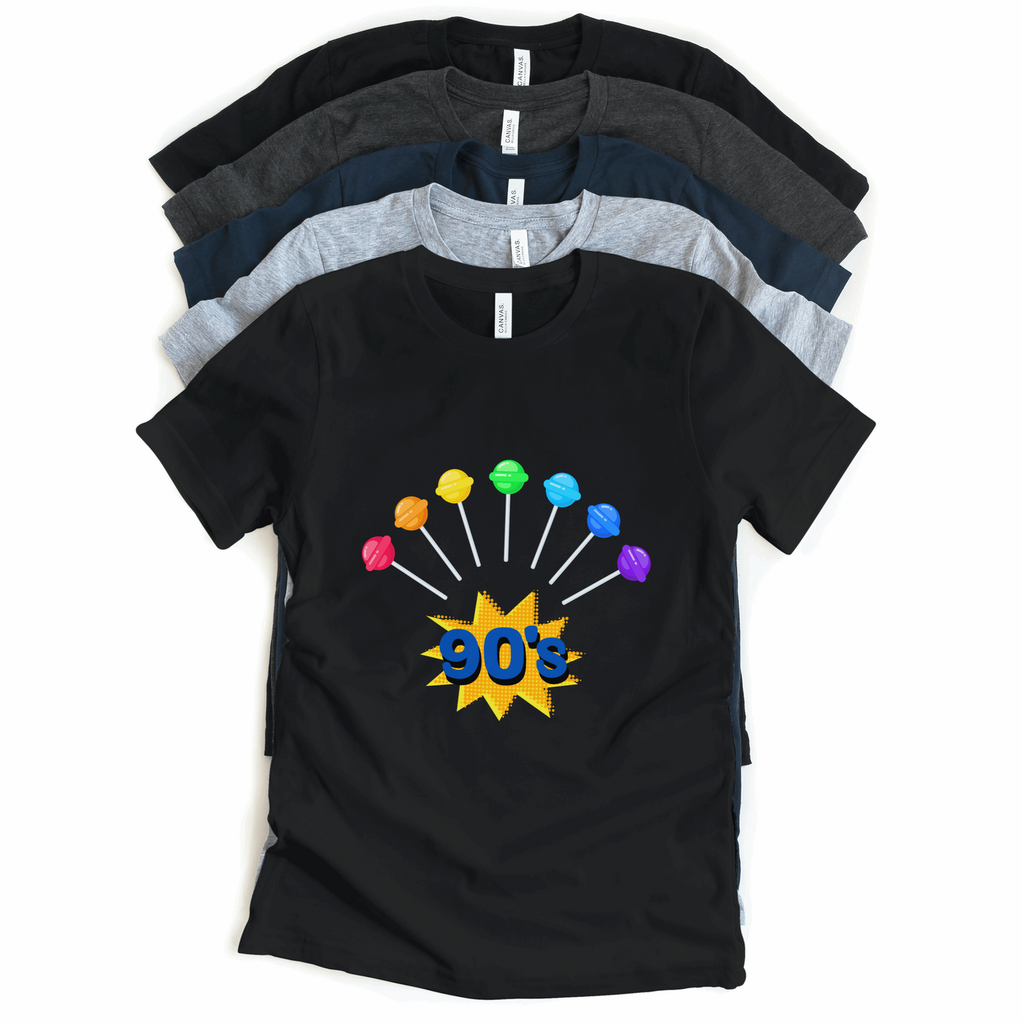 90s Lollipop Half Sleeves T-Shirt