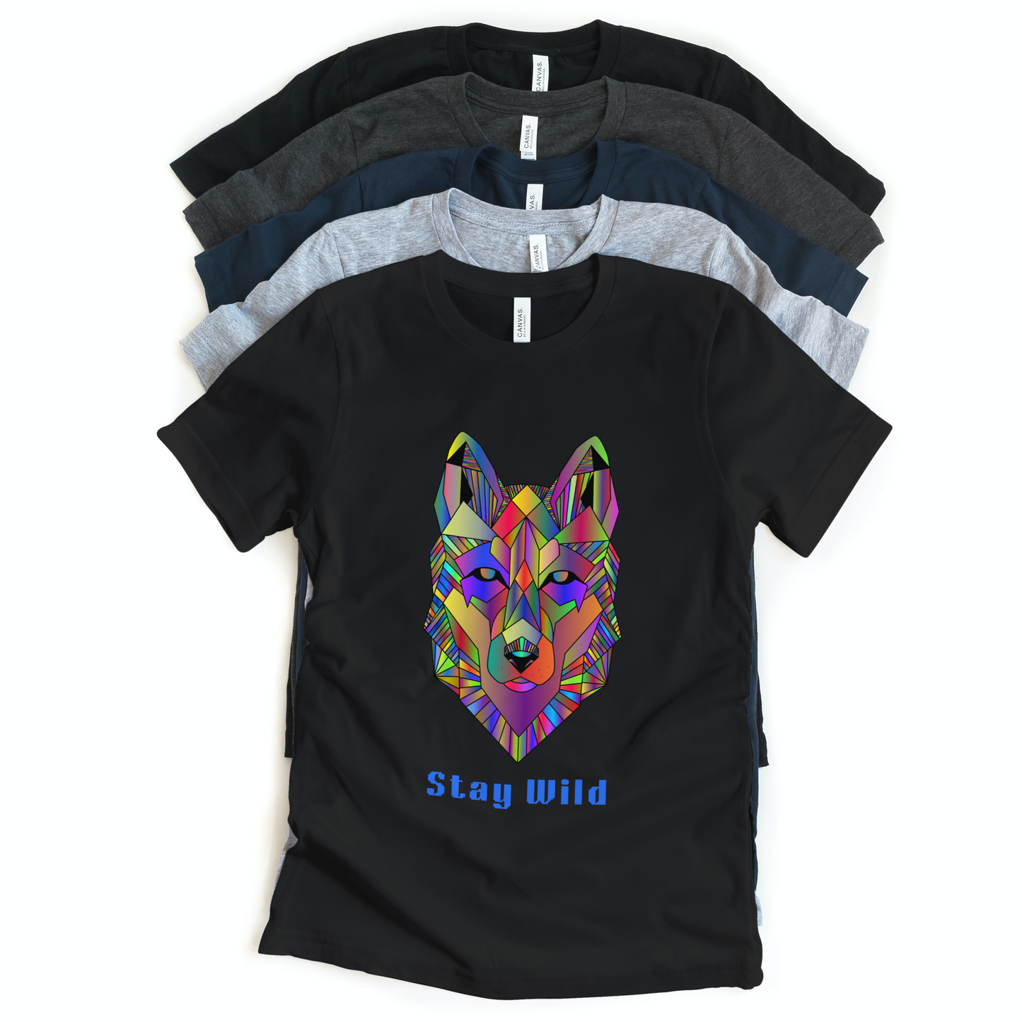 Stay Wild Half Sleeves T-Shirt