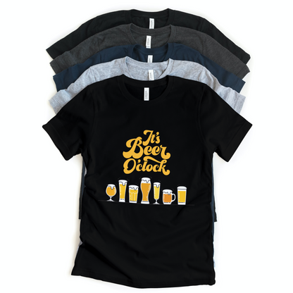 It's Beer O' Clock Half Sleeves T-Shirt