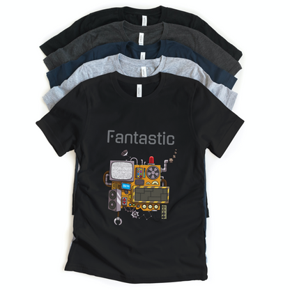 Fantastic 90s Machine Half Sleeves T-Shirt