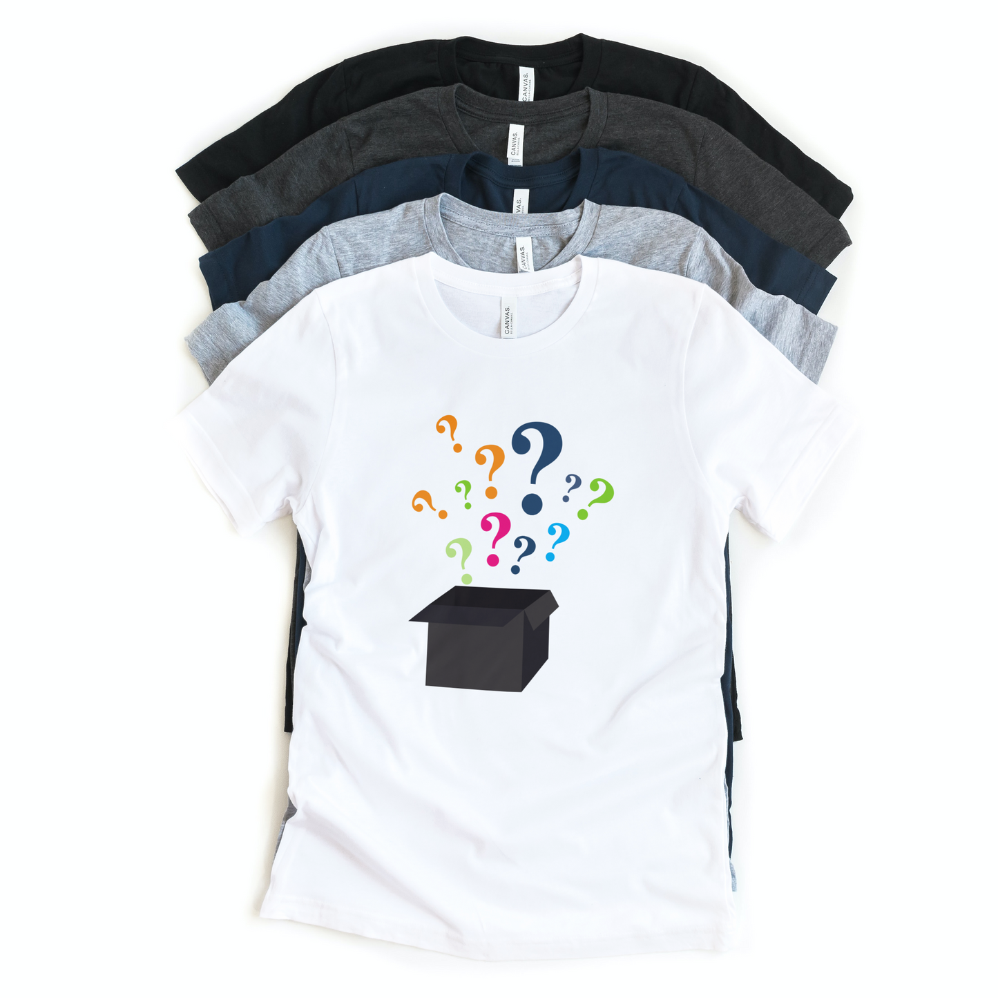 Question out of the Box Front & Back Printed Half Sleeves T-Shirt