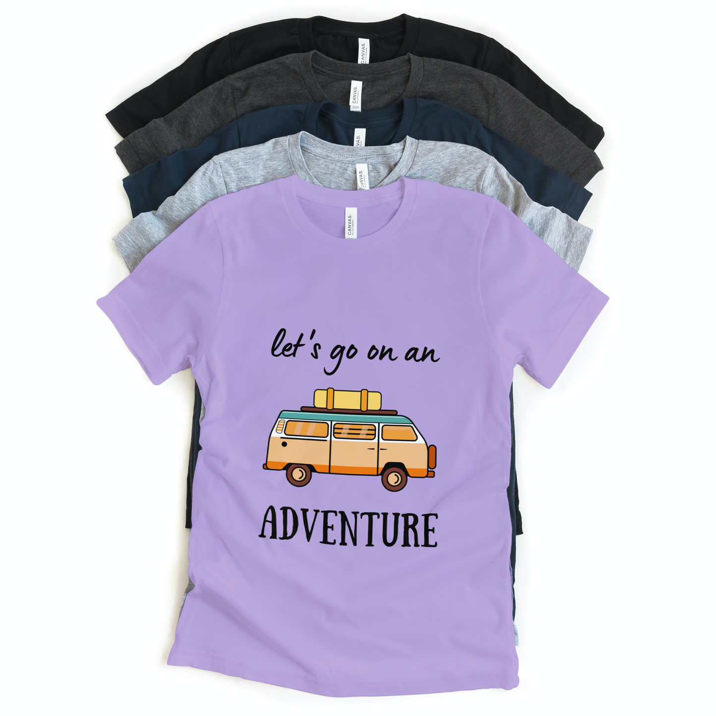 Let's Go On Adventure Half Sleeves T-Shirt