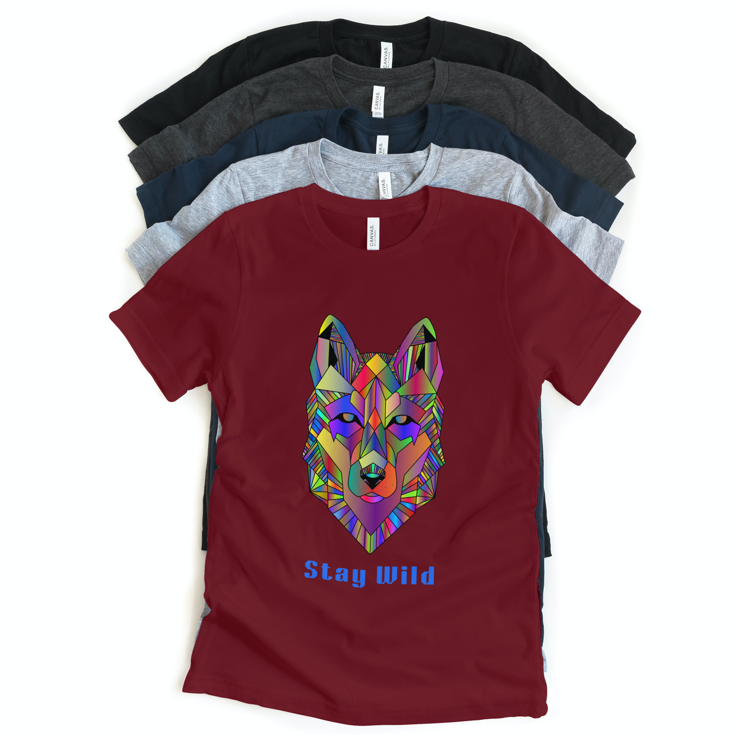 Stay Wild Half Sleeves T-Shirt