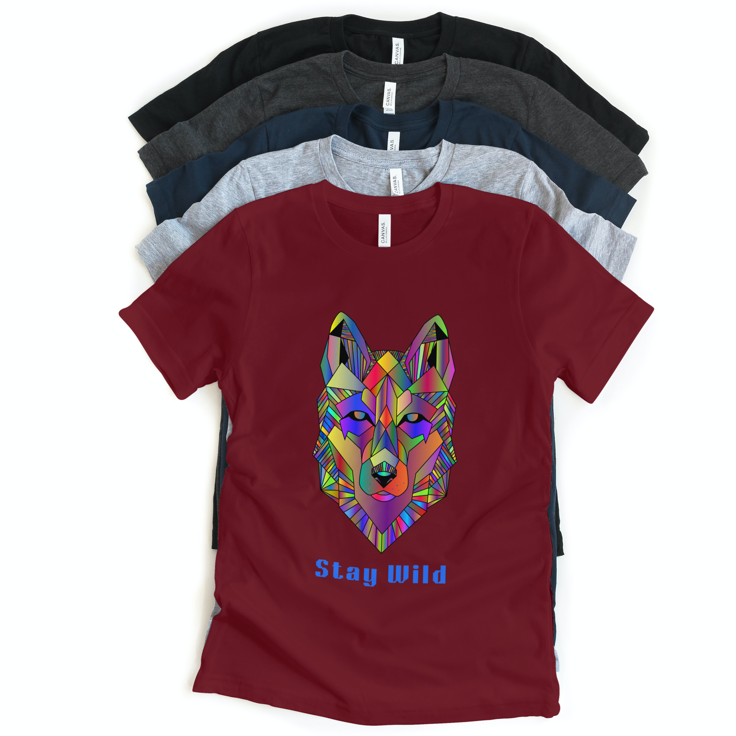 Stay Wild Half Sleeves T-Shirt