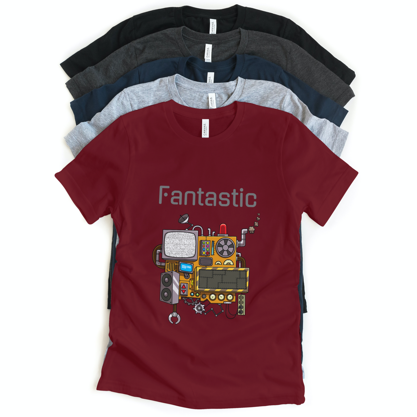 Fantastic 90s Machine Half Sleeves T-Shirt