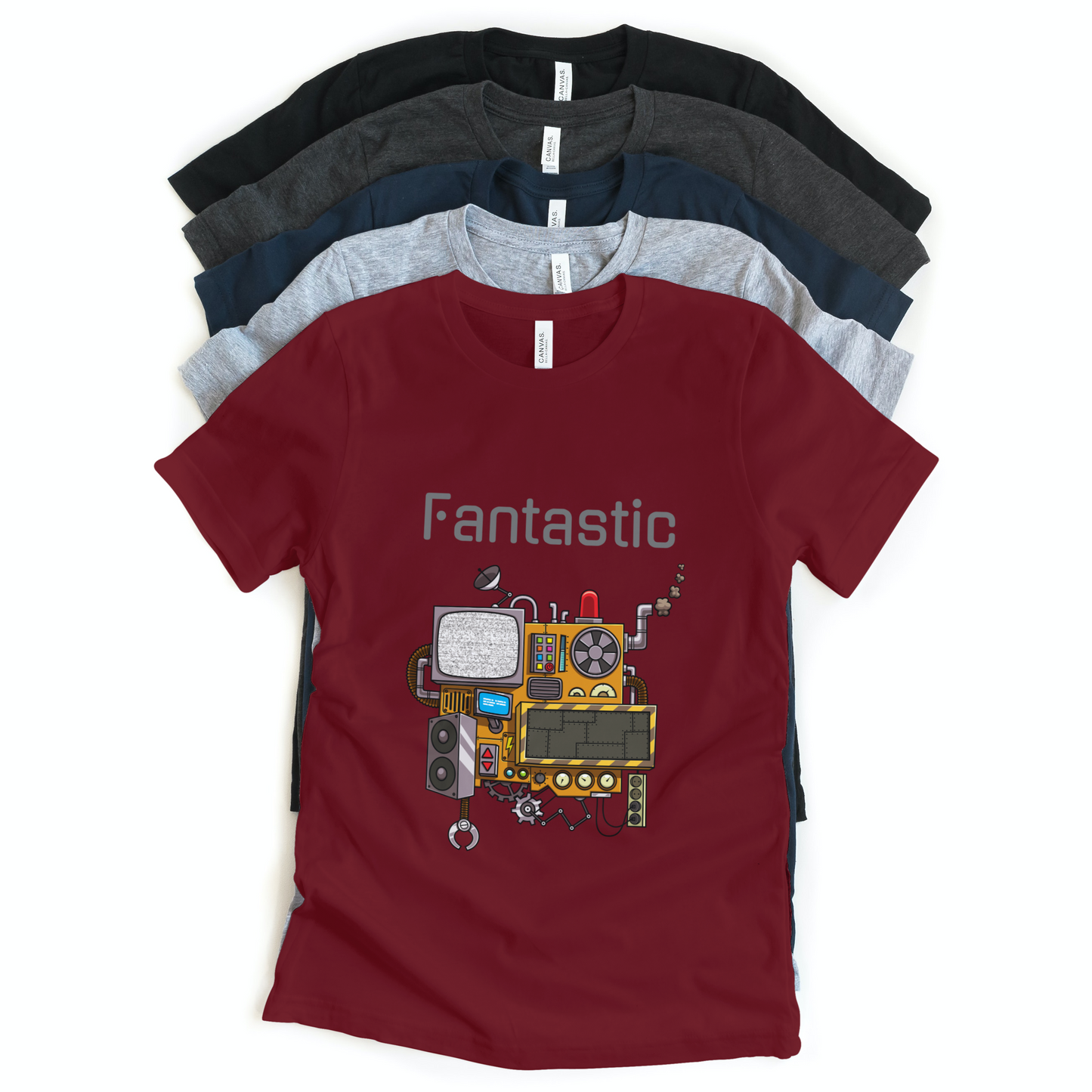 Fantastic 90s Machine Half Sleeves T-Shirt