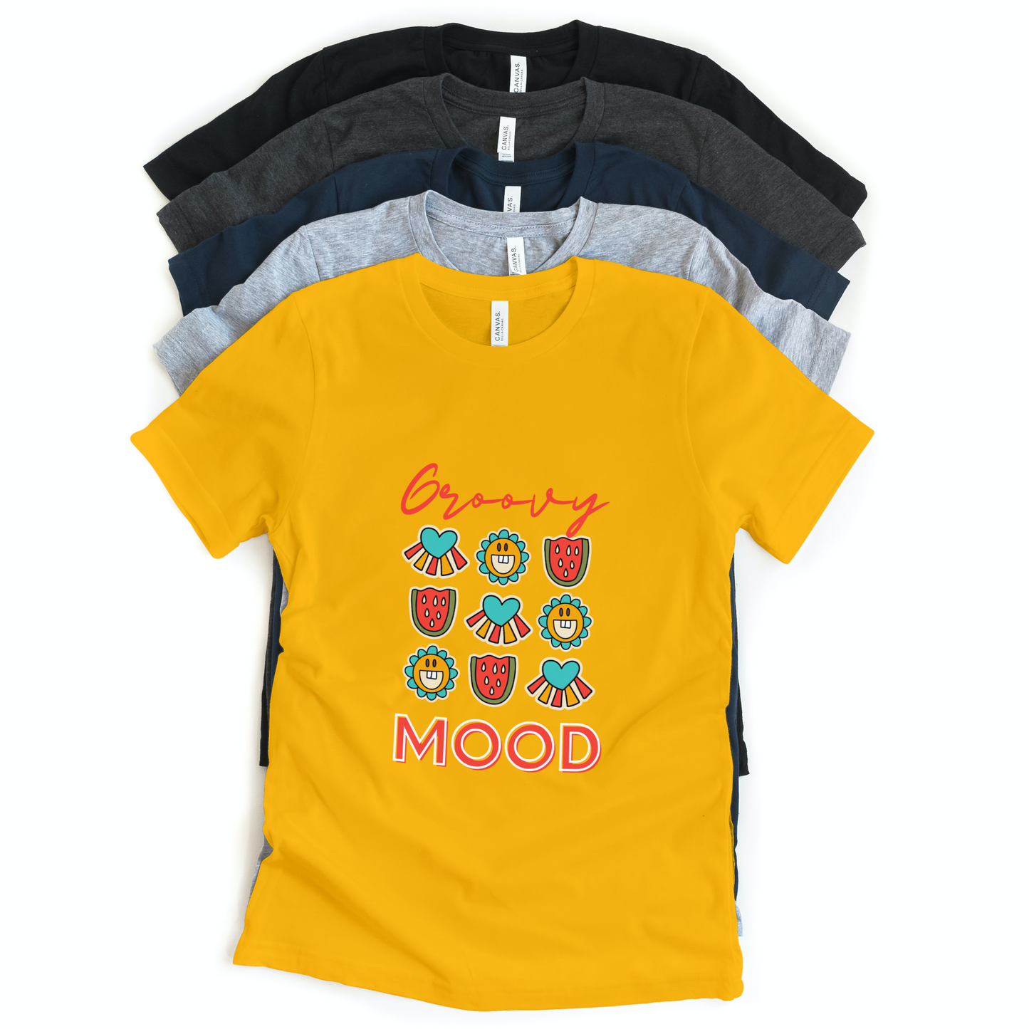 Groovy Mood Half Sleeves T-Shirt