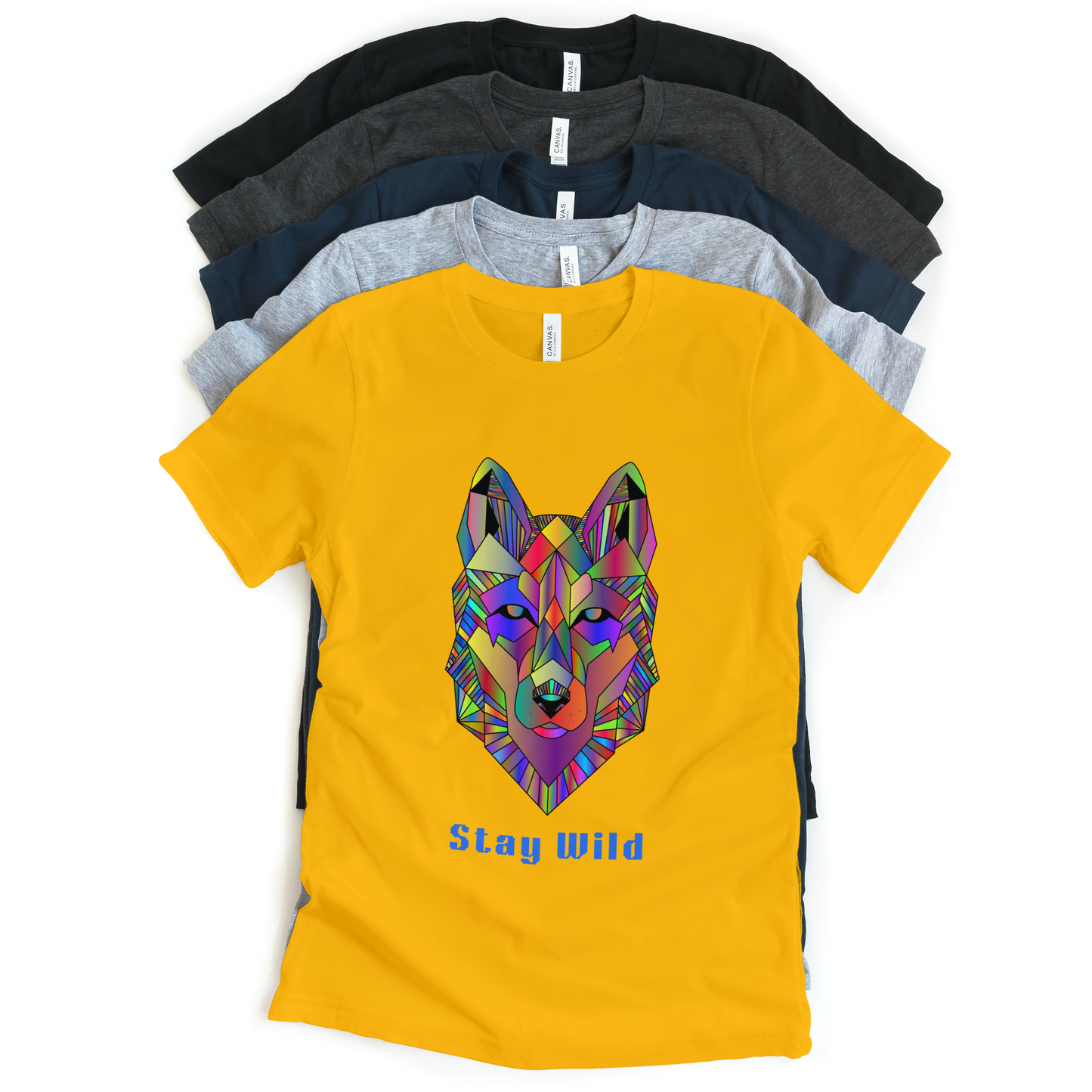 Stay Wild Half Sleeves T-Shirt