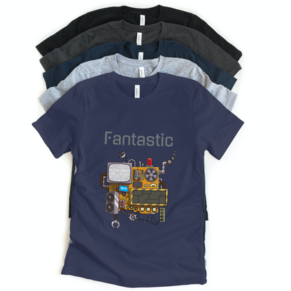 Fantastic 90s Machine Half Sleeves T-Shirt