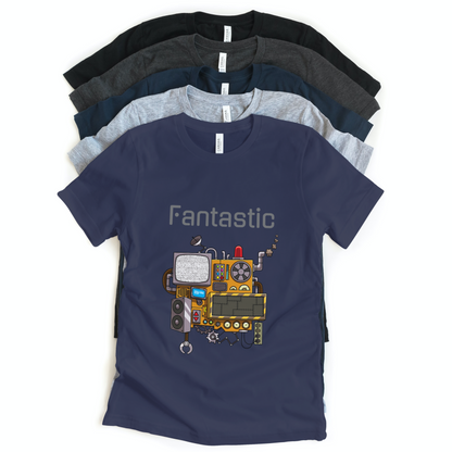 Fantastic 90s Machine Half Sleeves T-Shirt