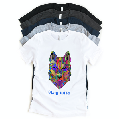 Stay Wild Half Sleeves T-Shirt