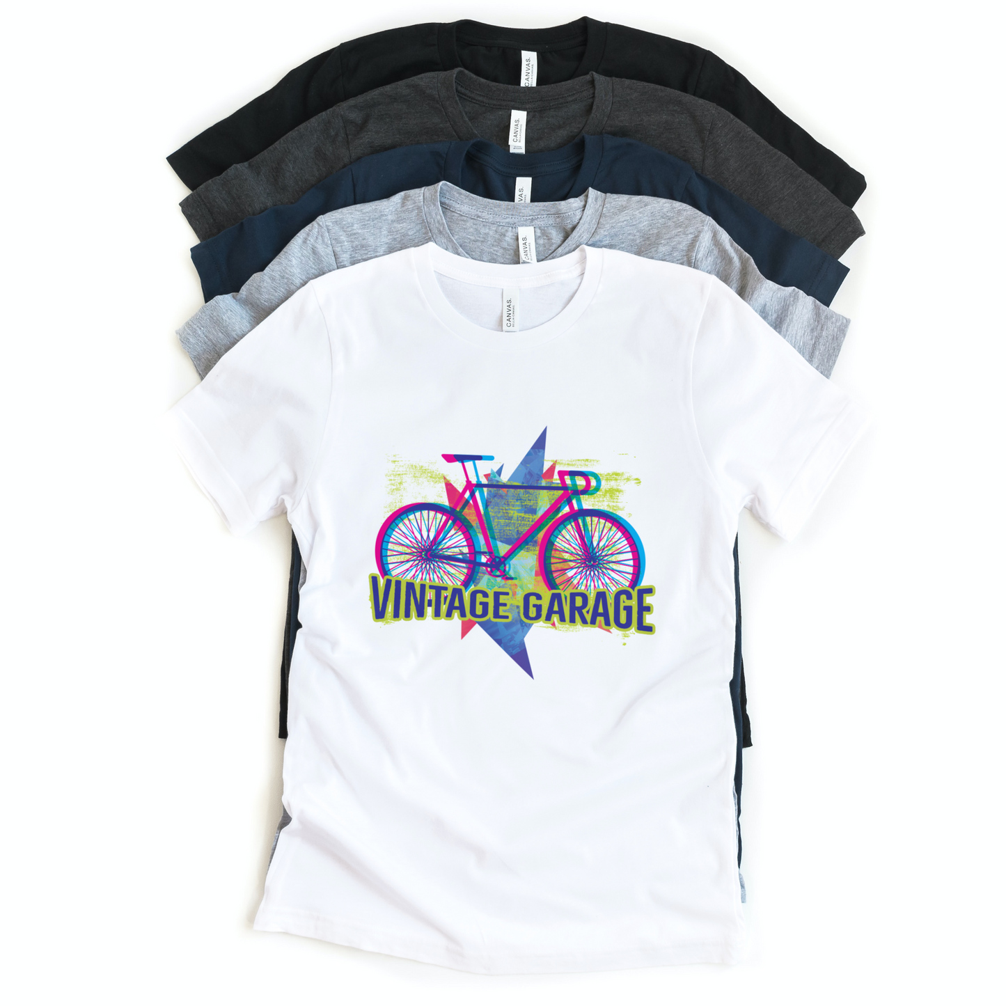 Vintage Garage Half Sleeves T-Shirt