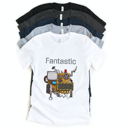 Fantastic 90s Machine Half Sleeves T-Shirt