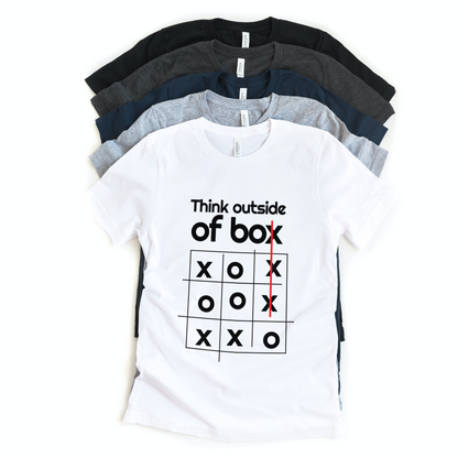 Think Out of Box Half Sleeves T-Shirt