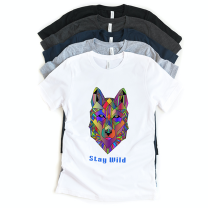 Stay Wild Half Sleeves T-Shirt