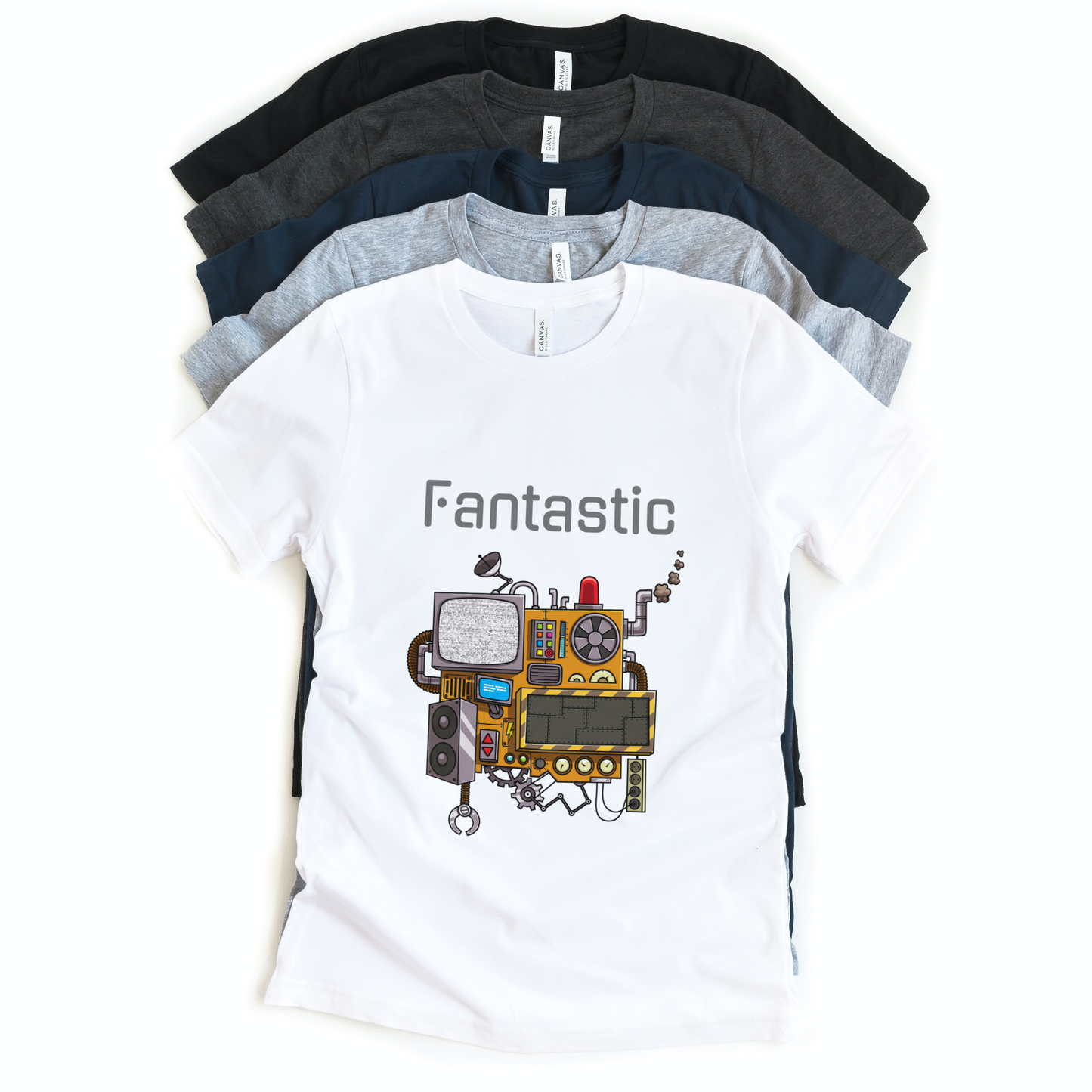 Fantastic 90s Machine Half Sleeves T-Shirt