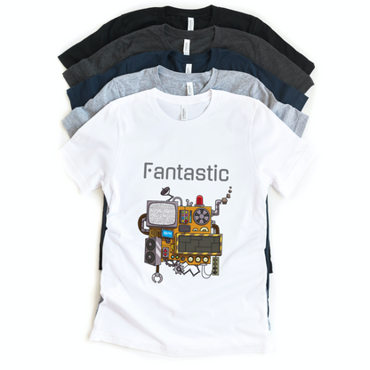 Fantastic 90s Machine Half Sleeves T-Shirt