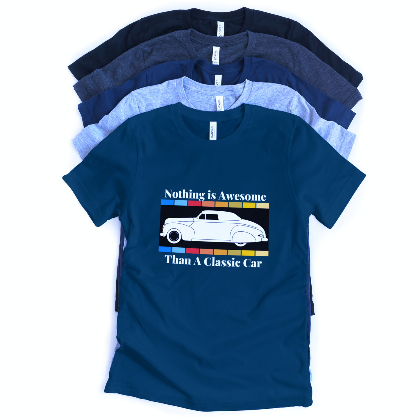 Nothing Is Awesome than A Classic Car Half Sleeves T-Shirt