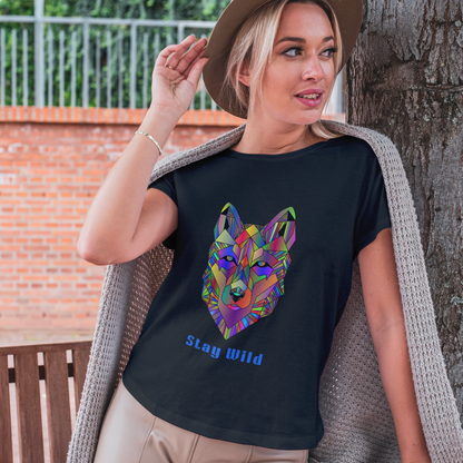 Stay Wild Half Sleeves T-Shirt