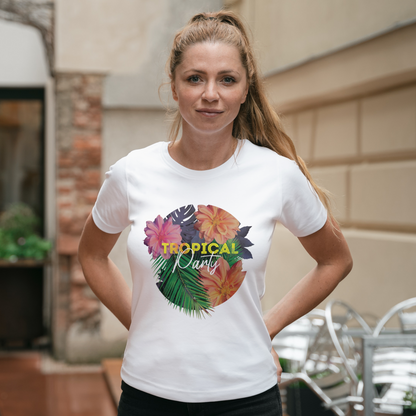 Tropical Party Half Sleeves T-Shirt