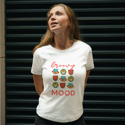 Groovy Mood Half Sleeves T-Shirt