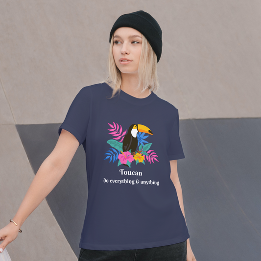 Toucan Do Everything & Anything Half Sleeves T-Shirt