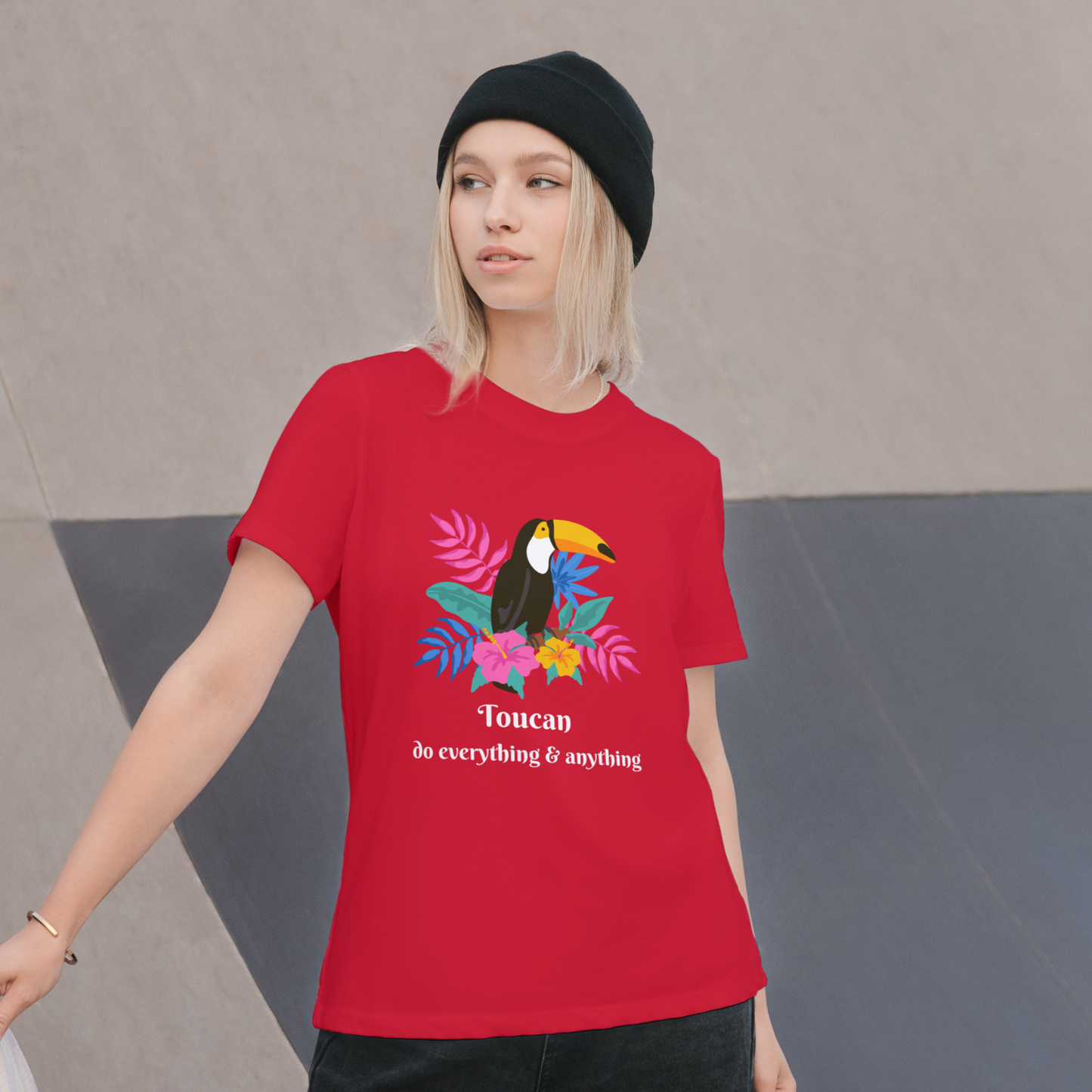 Toucan Do Everything & Anything Half Sleeves T-Shirt