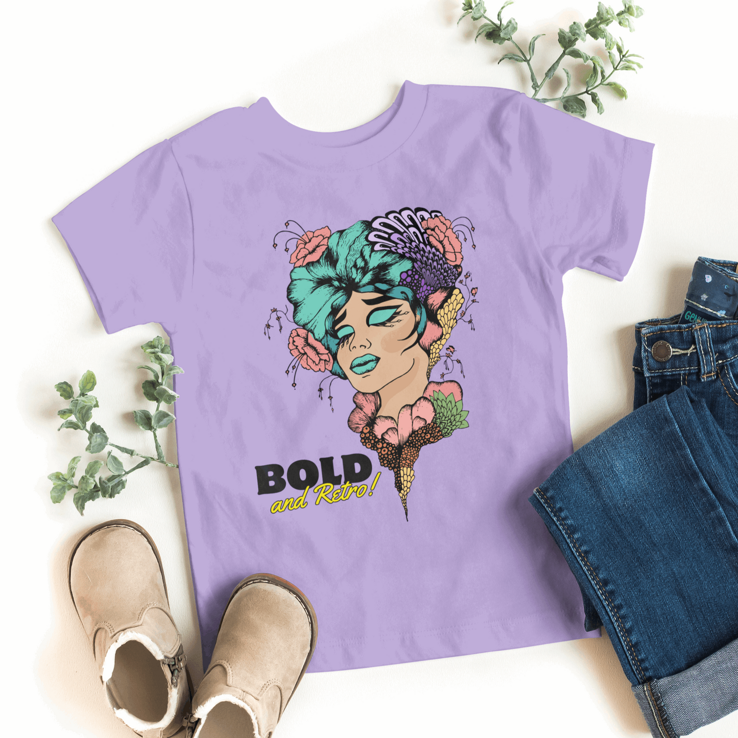 Bold & Retro Crop Top