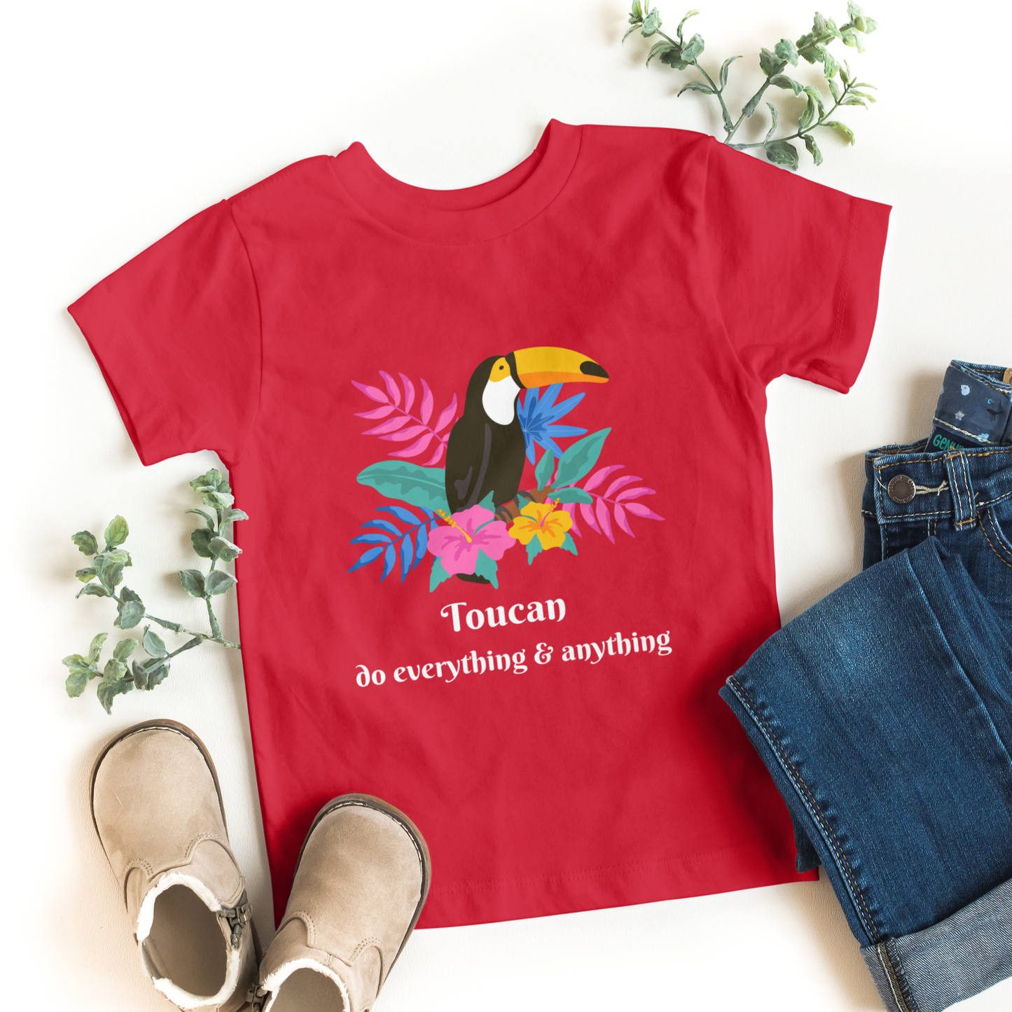 Toucan Do Everything & Anything Crop Top