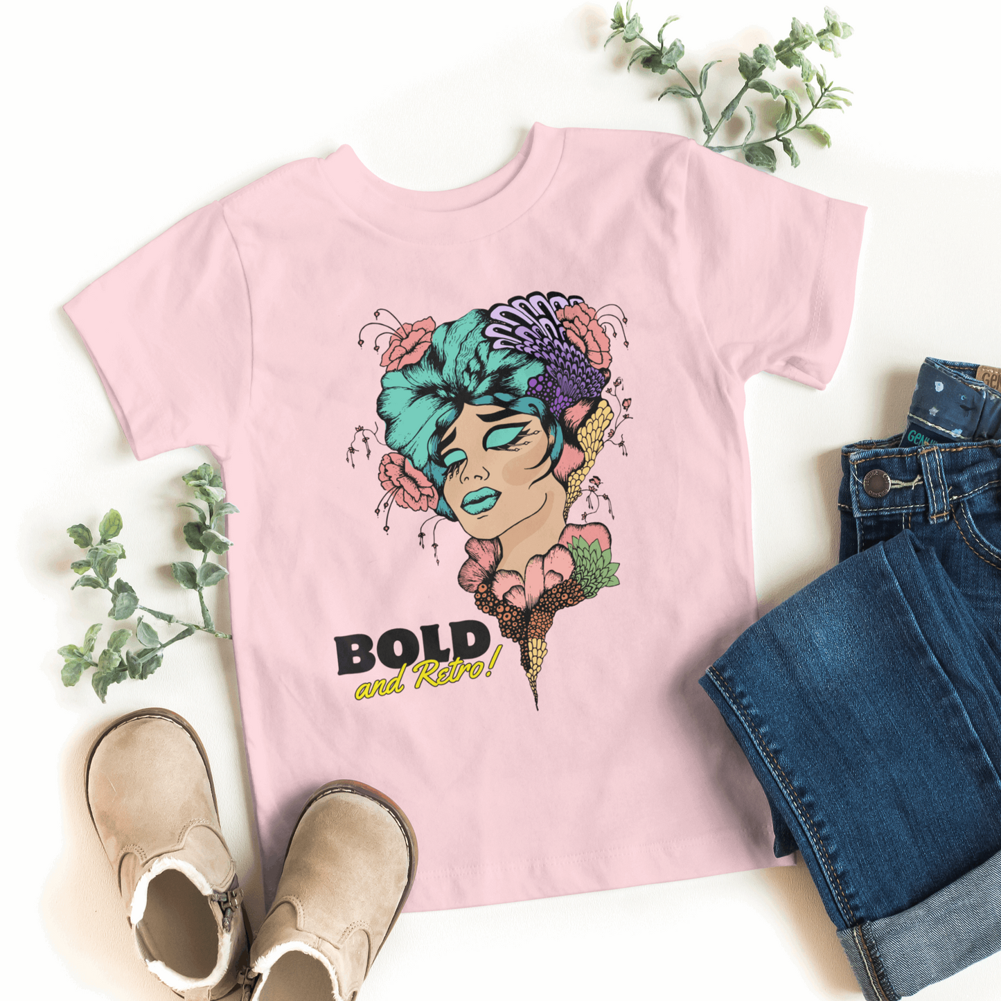 Bold & Retro Crop Top