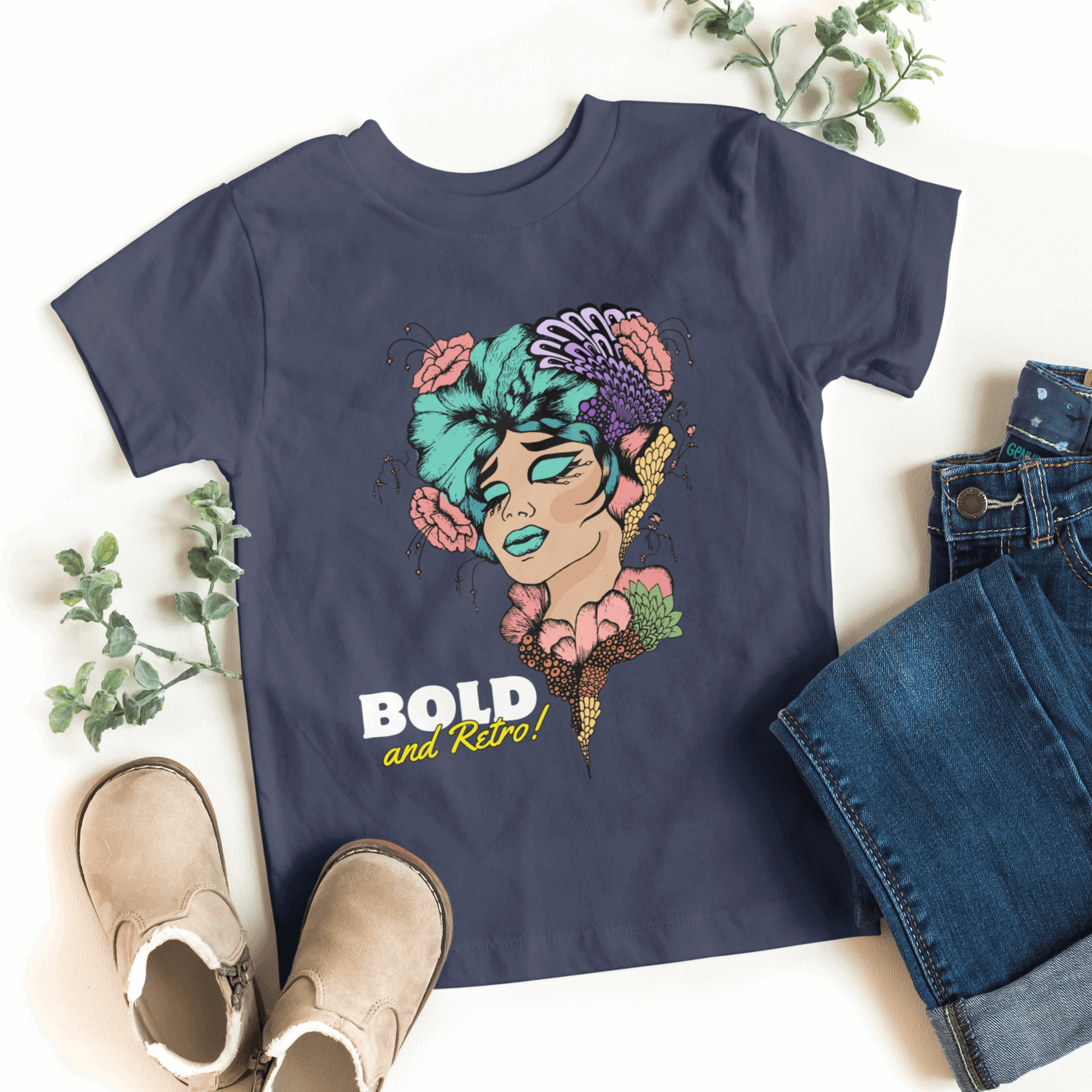 Bold & Retro Crop Top