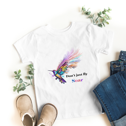 Don't Just Fly Soar Half Sleeves T-Shirt