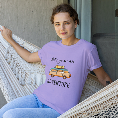 Let's Go On Adventure Half Sleeves T-Shirt