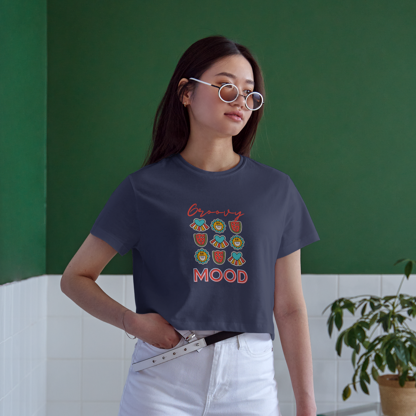 Groovy Mood Crop Top