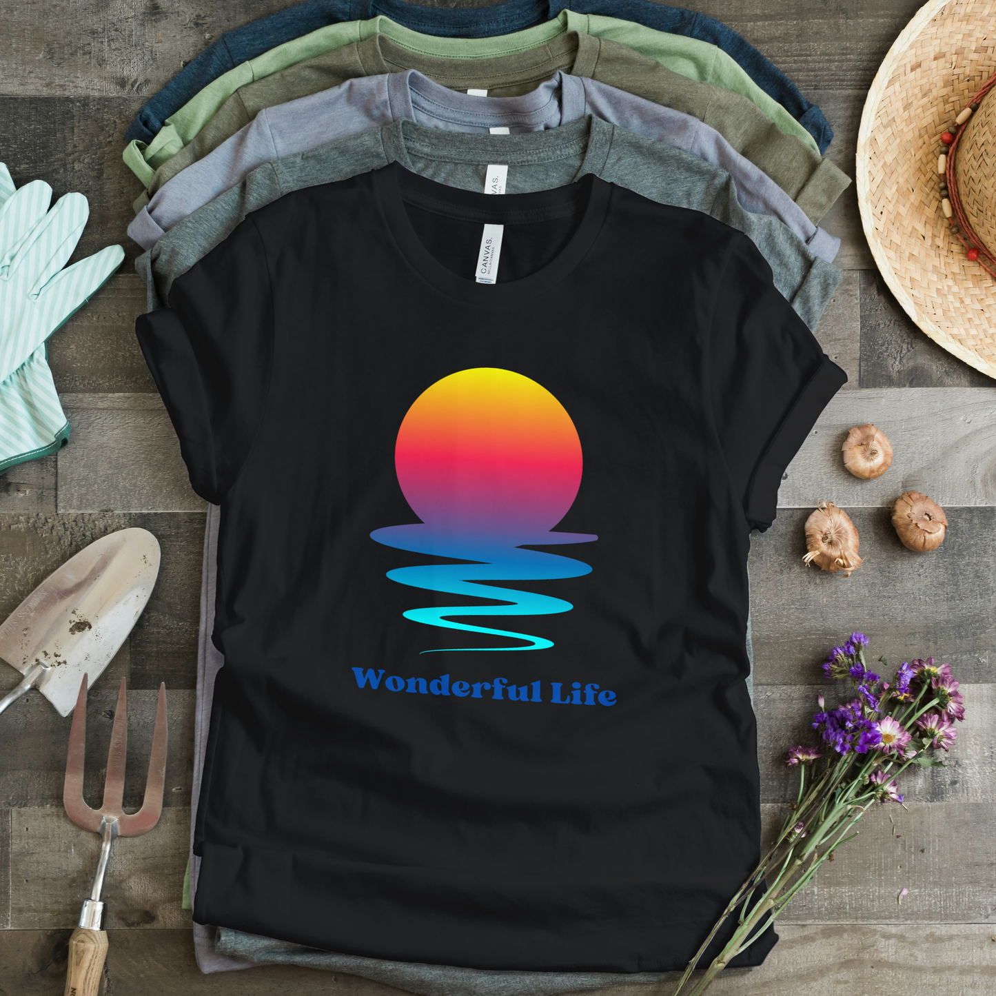 Wonderful Life Half Sleeves T-Shirt