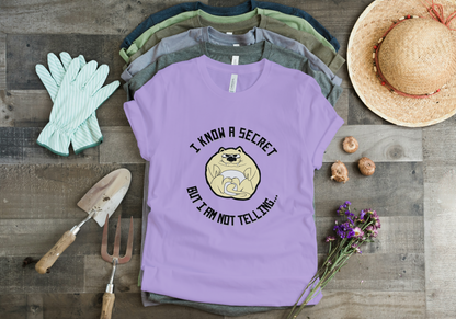 I Know A Secret But I Am Not Telling Half Sleeves T-Shirt